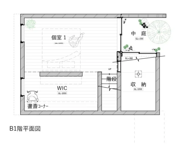 B1F間取り図