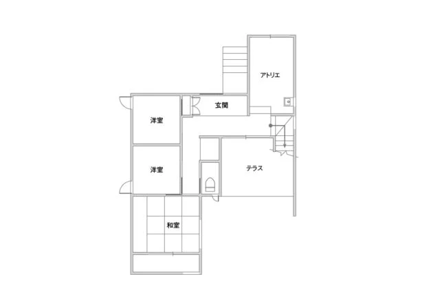 １F平面図