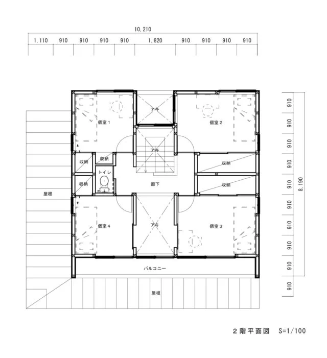 ２F間取り図