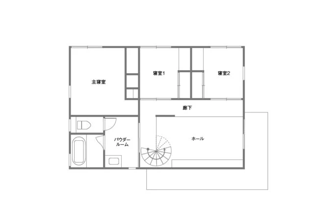 １F間取り図