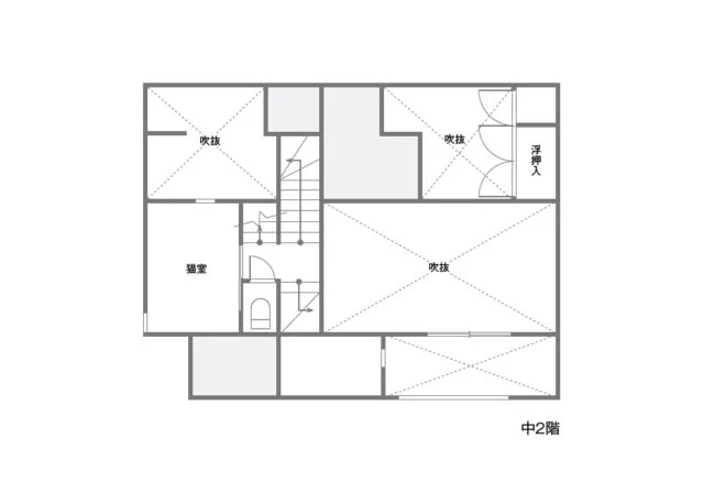 中2階間取り図