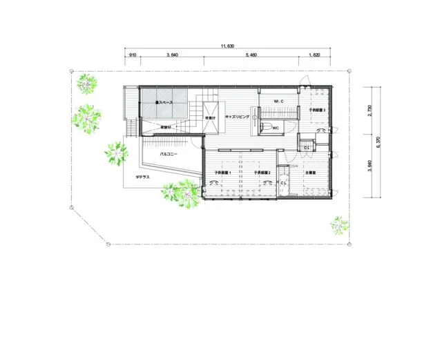 ２F間取り図