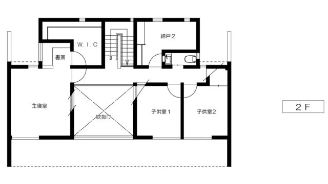 ２F間取り図