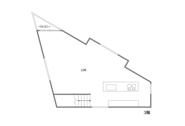 ３F間取り図