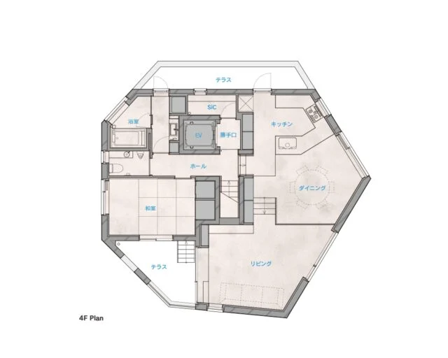 ４F間取り図