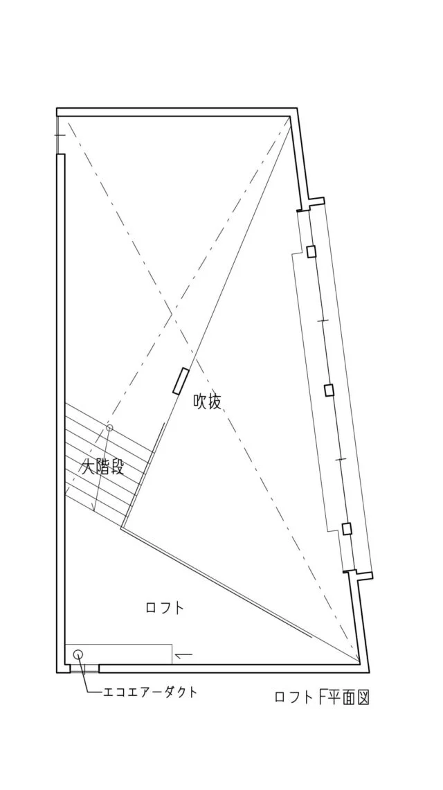 ロフト平面図