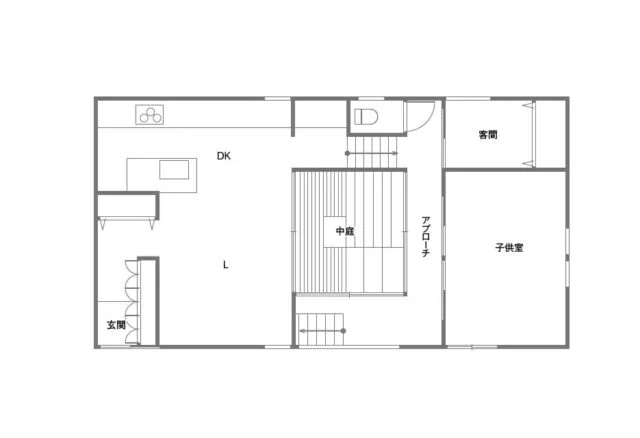 １F間取り図