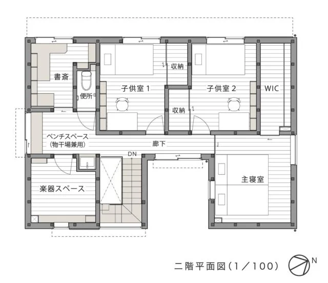 2F間取り図