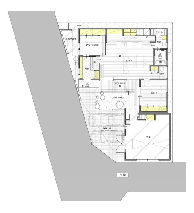 1F 間取り図