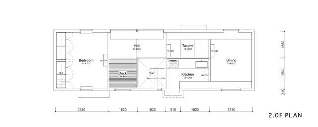 2.0F間取り図