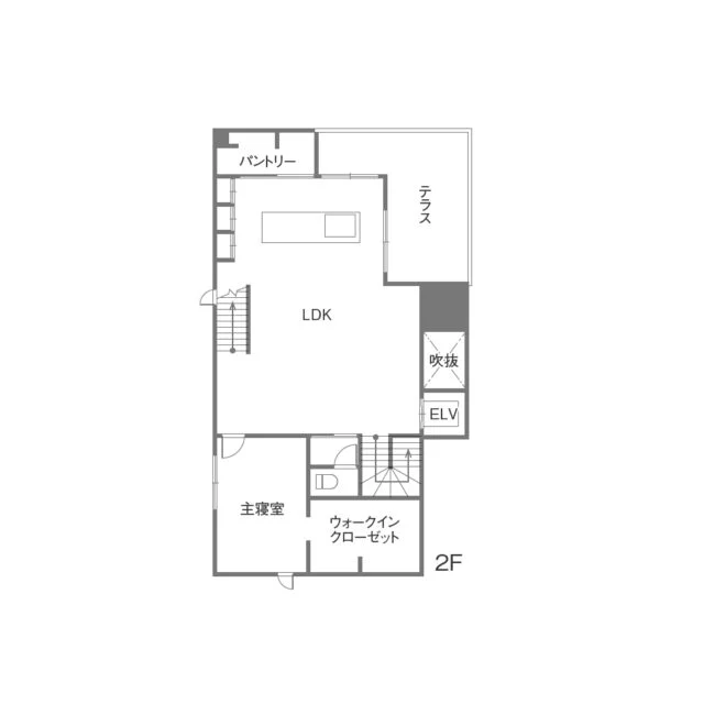 ２F間取り図
