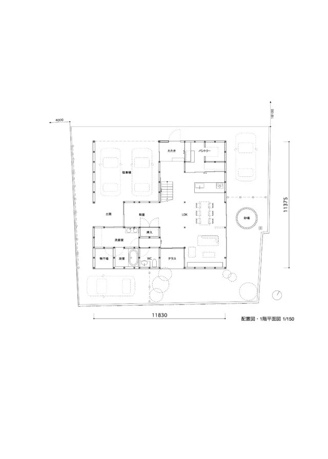 一階平面図