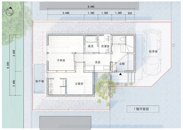 1F平面図