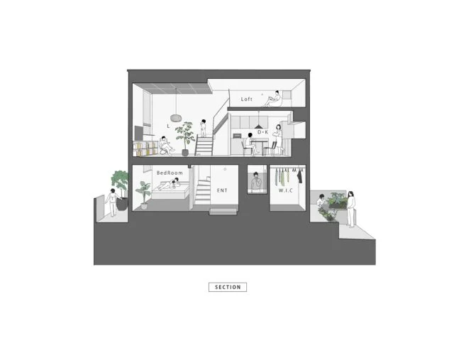 断面図